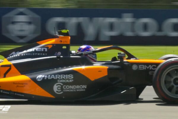 Alexander Dunne claiming P1 at the Imola GP in Friday's FP session