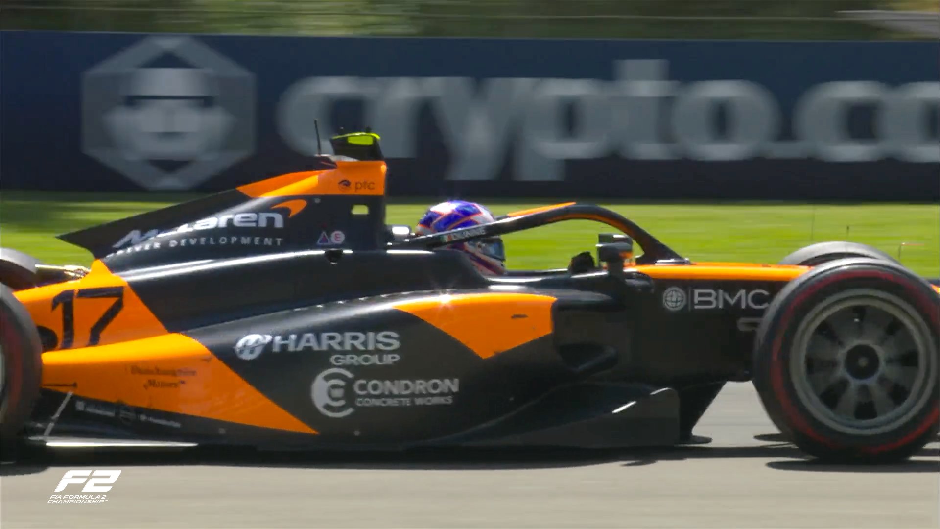Alexander Dunne claiming P1 at the Imola GP in Friday's FP session