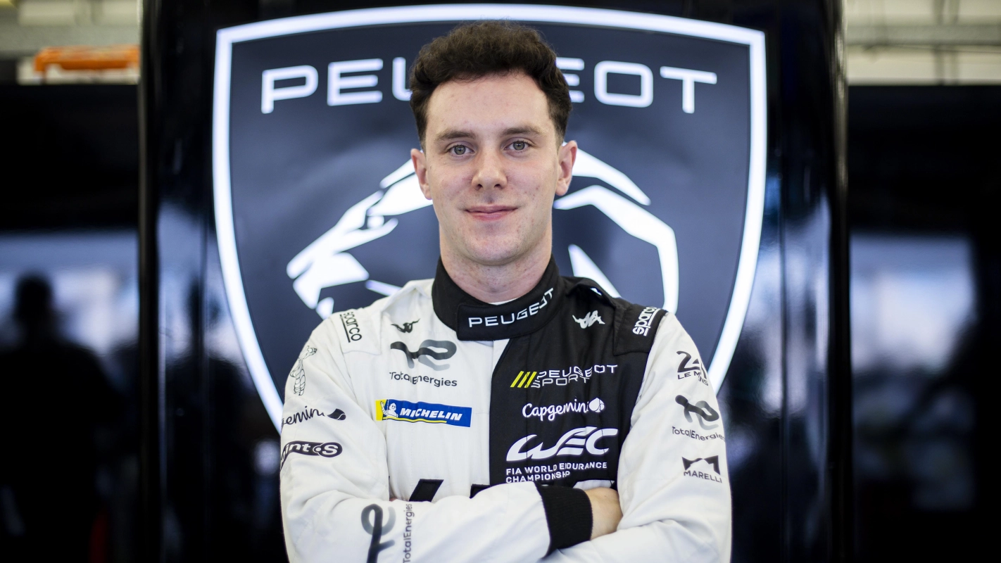 Alex Quinn will step up from Peugeot test and development driver to a full-time WEC Hypercar race seat with the evolved 9X8 in 2027.