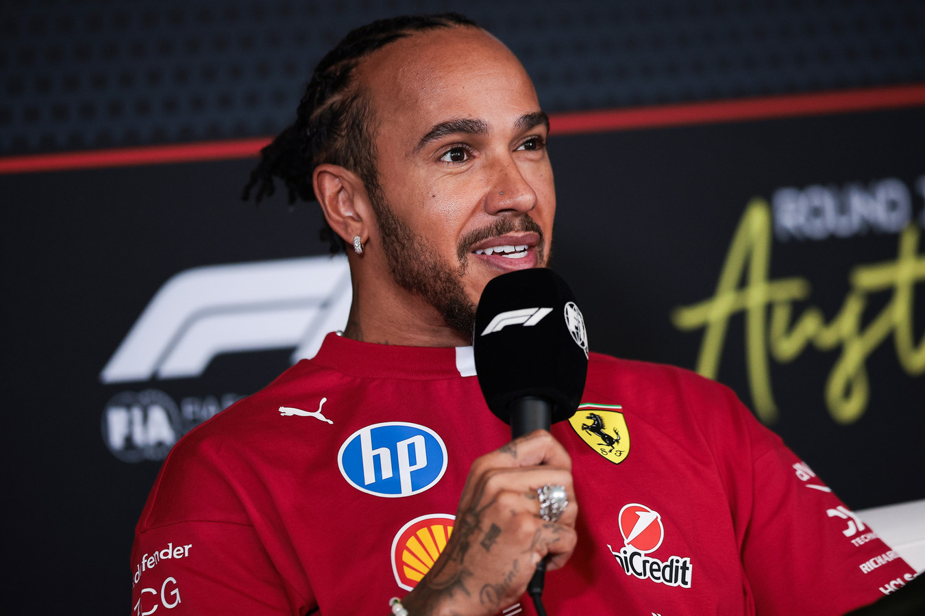 Scuderia Ferrari F1 driver, Lewis Hamilton ahead of the US GP at COTA