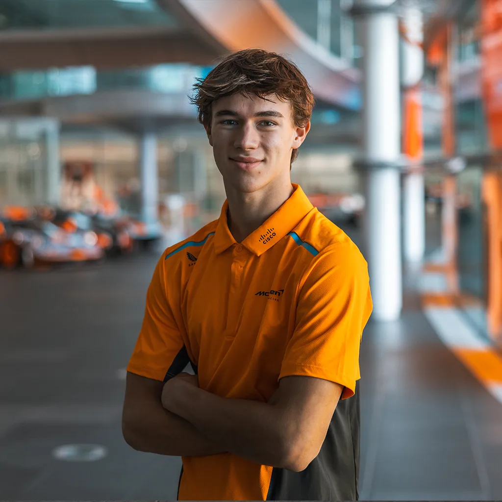 2025 F3 Brando Badoer, McLaren Team Kit
