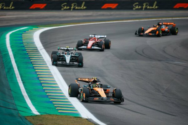 Lando Norris wins exciting F1 São Paulo GP from Andrea Kimi Antonelli and a resurgent Max Verstappen, Oscar Piastri manages only fifth.