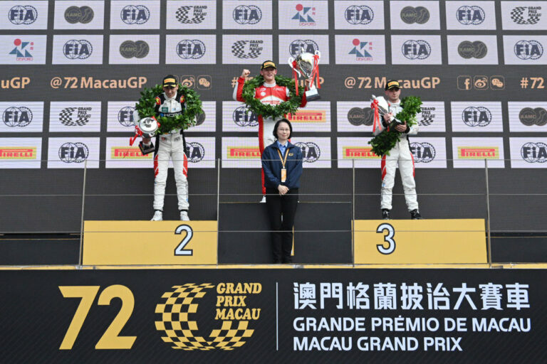 2025 FIA FR World Cup - Macau GP- Qualifying Race podium