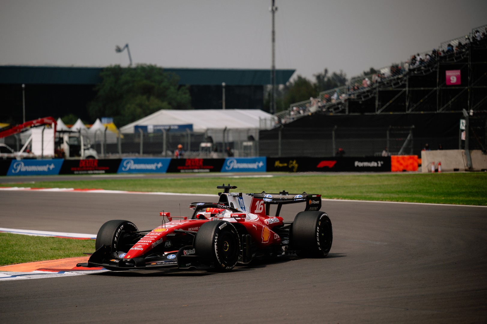 Charles Leclerc led both Friday practice sessions for Ferrari at the 2026 F1 Mexico City GP.