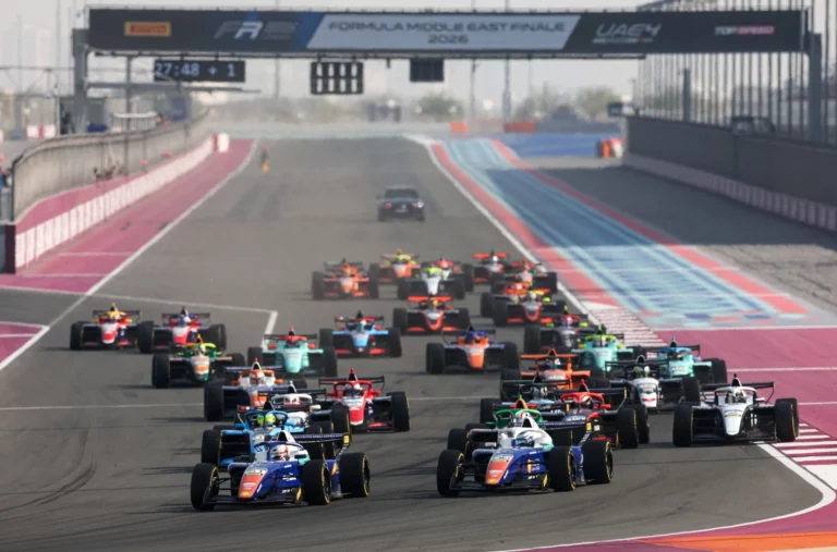 Kean Nakamura-Berta wins Race 1 at Lusail as Al Dhaheri’s title lead shrinks to seven points before the 2026 FRME finale.