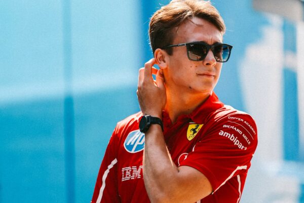 2025 F2 Season Review after Round 6: Dino Beganovic Hitech TGR's Dino Beganovic in the paddock during one of the races of the 2025 season