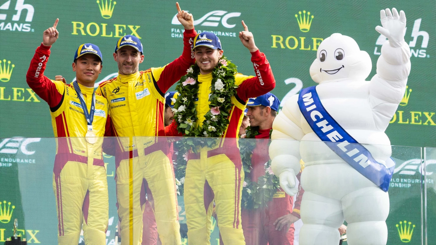 AF Corse retains Kubica, Hanson and Ye in the Le Mans-winning #83 Ferrari 499P for the 2026 FIA WEC season.