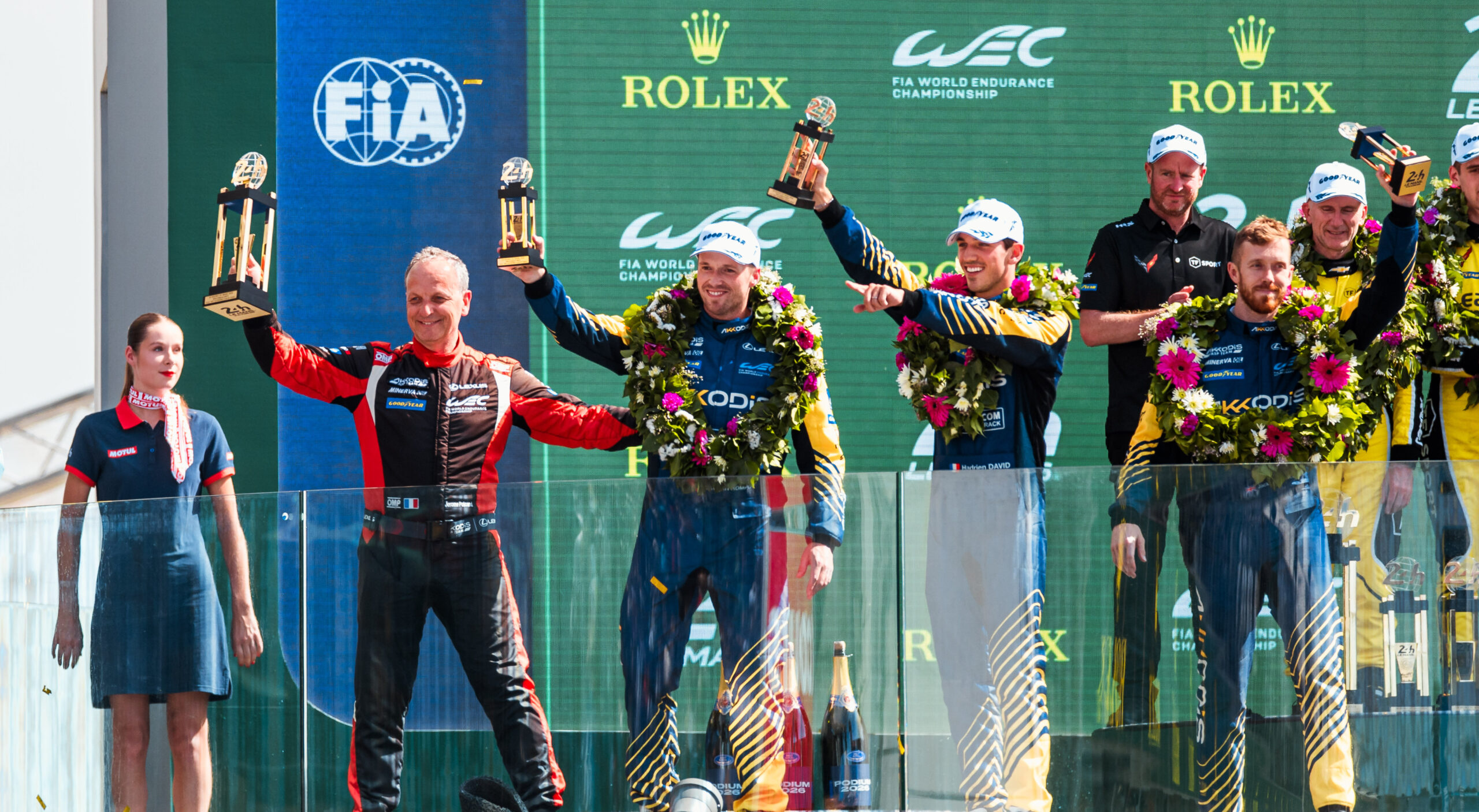 Akkodis ASP Team secures second and fourth in LMGT3 at 2026 Le Mans after both Lexus crews challenge near the front throughout.