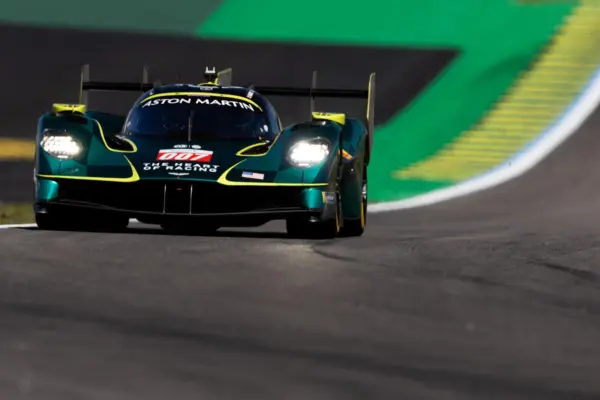 Harry Tincknell leads 2026 WEC São Paulo FP1 for Aston Martin by 0.024s, while Maxime Martin puts Iron Lynx fastest in LMGT3 at Interlagos.