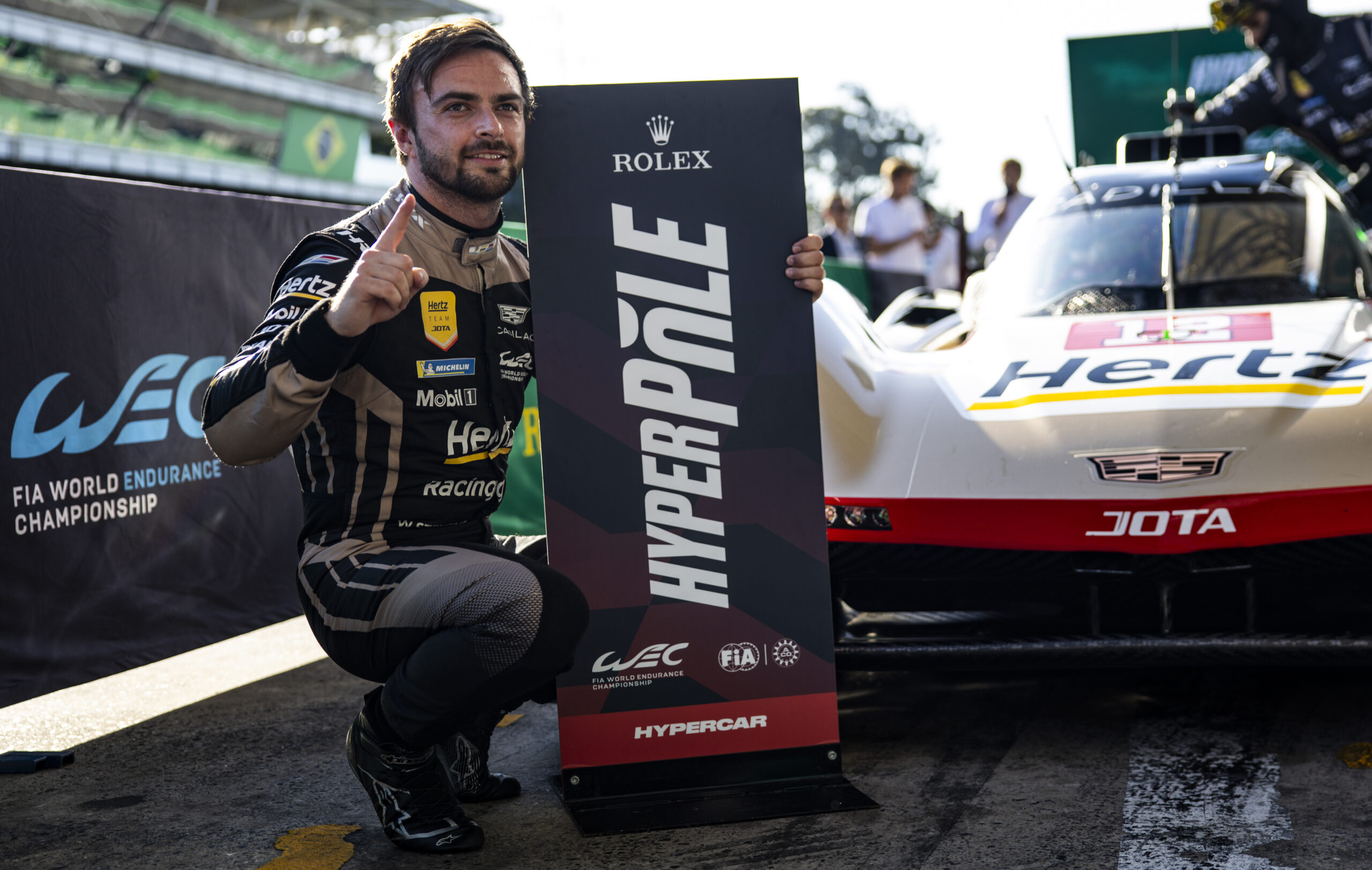 Will Stevens leads a Cadillac front-row lockout at 2026 WEC São Paulo, beating Jack Aitken in a fiercely close Hyperpole and Qualifying.
