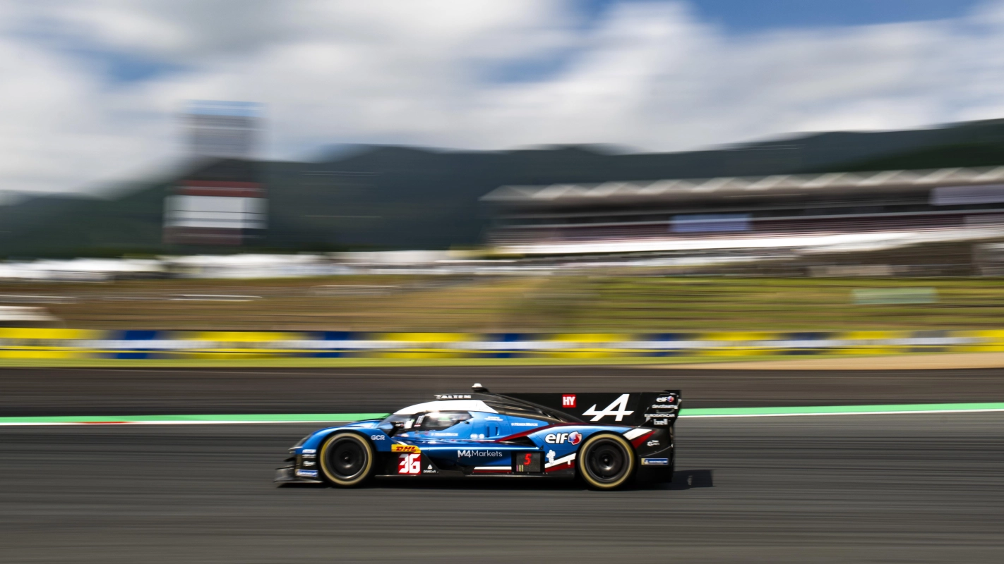 Alpine sets the Hypercar pace in FP2 at the 6 Hours of Fuji, while Proton Competition puts Ford Mustang on top in LMGT3.