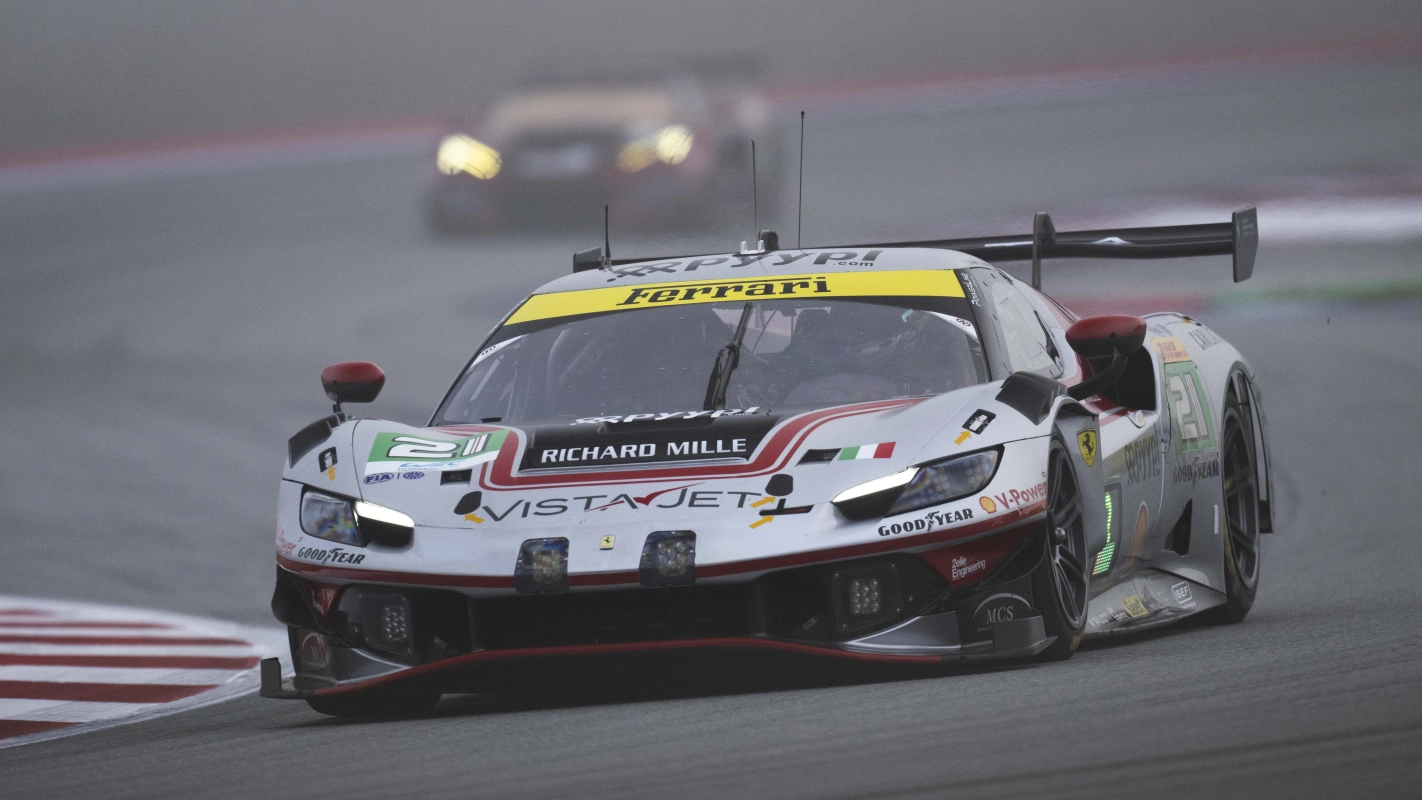 Simon Mann tops the 2026 WEC Barcelona LMGT3 FP3 for VISTA AF Corse Ferrari as Iron Lynx Mercedes-AMG and Akkodis ASP Lexus follow.