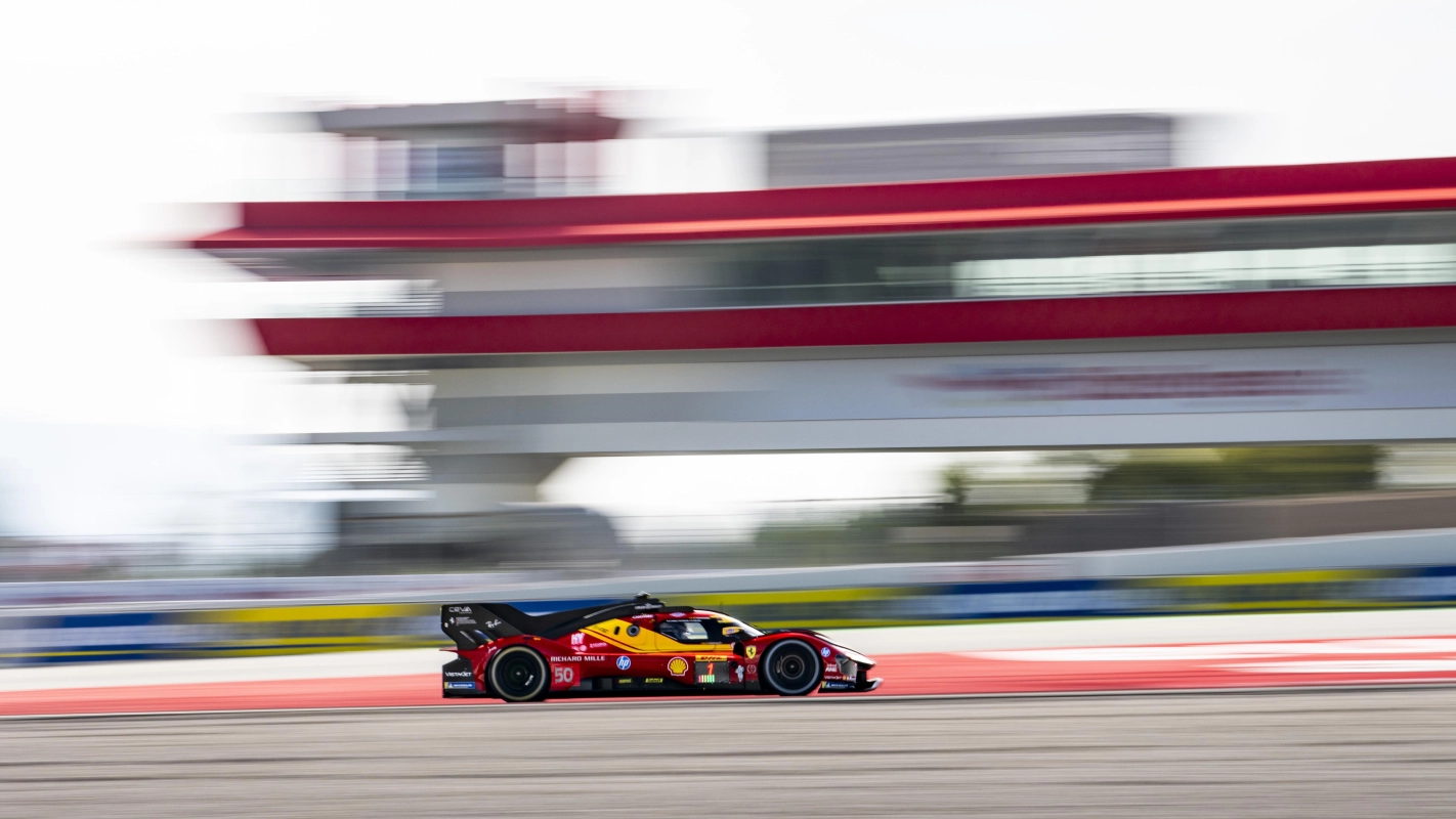 Ferrari's Antonio Fuoco leads 2026 WEC Barcelona Hypercar FP3 by 0.015s over Genesis, with Cadillac third and Aston Martin fourth on track.