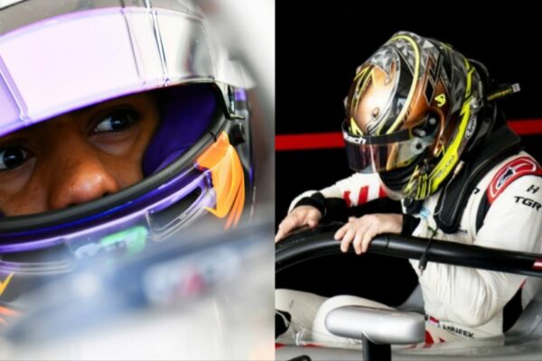 F3 Hitech's Joshua Dufek and his replacement Jesse Carrasquedo following 2025 mid-season switch
