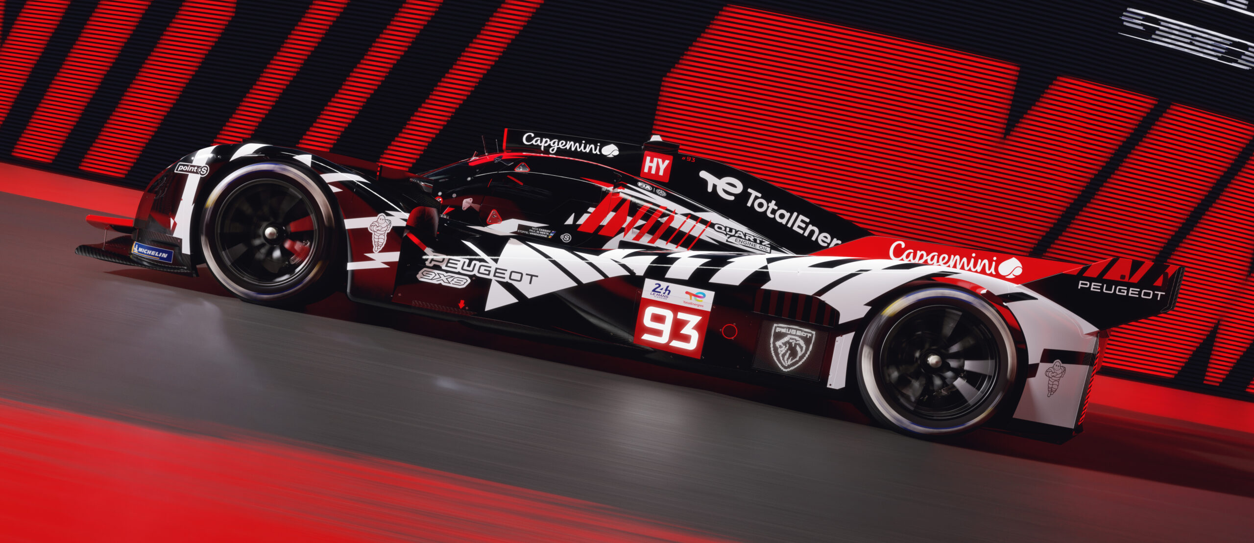 Peugeot unveils a GTi-inspired livery for the 9X8 Hypercar ahead of the 2026 FIA WEC season opener in Qatar.