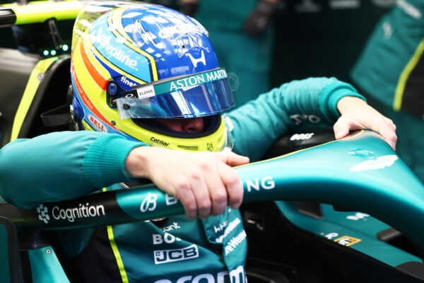 Fernando Alonso at 2026 F1 testing in Bahrain