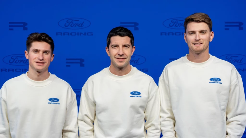 Ford confirms Campbell, Blomqvist and Yelloly for its 2027 WEC Hypercar programme as testing begins in Europe this August.