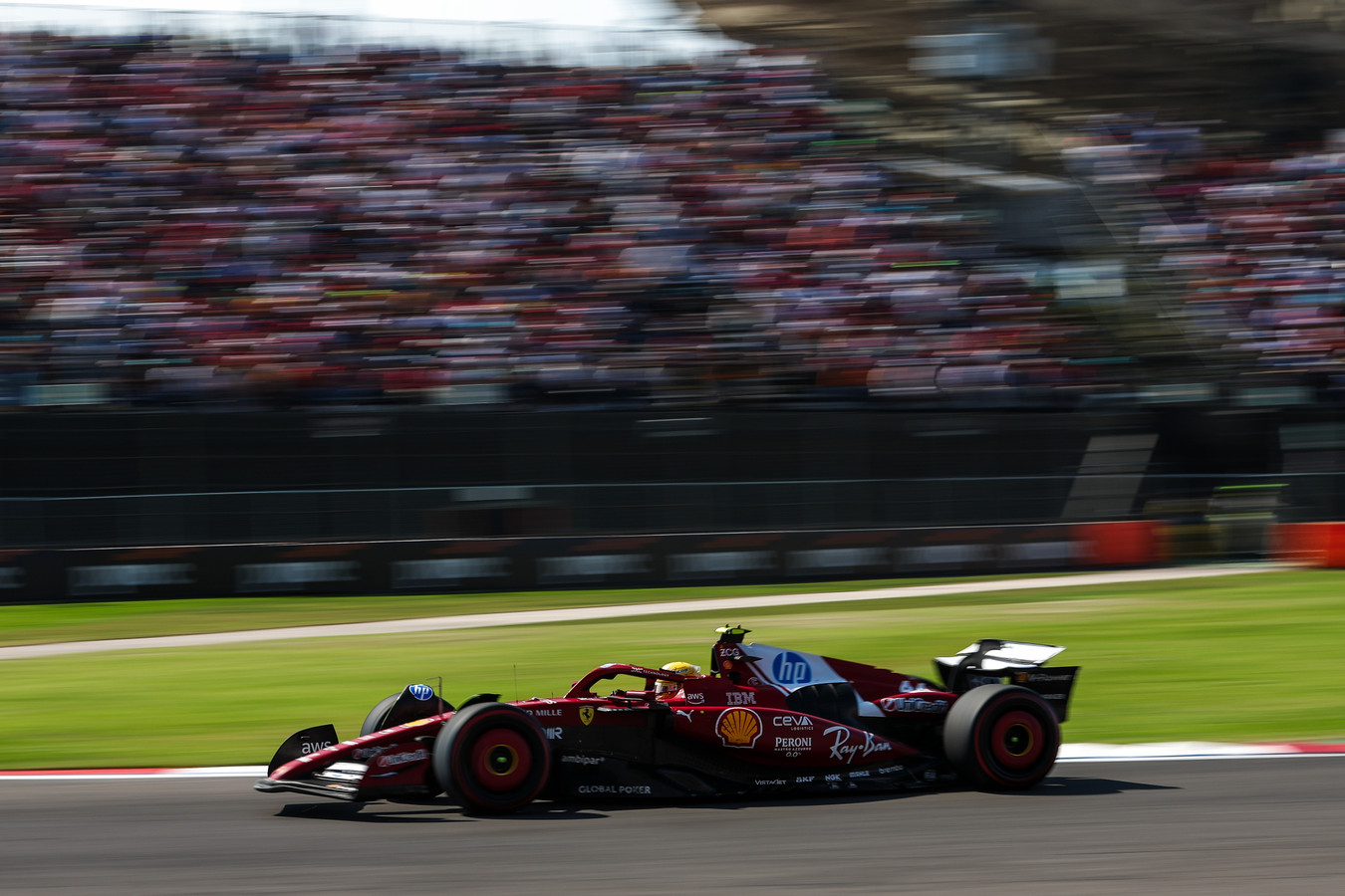Lewis Hamilton in the 2025 F1 Mexico City GP