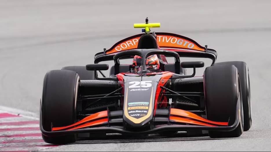 Rafael Villagómez blends simulation, instinct, and passion in F2 with VAR, aiming for F1 while embracing every racing opportunity.