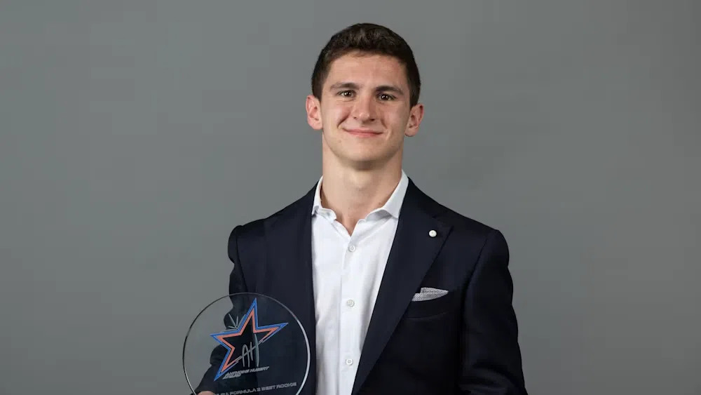 Leonardo Fornaroli wins Anthoine Hubert Award as top rookie in 2025
