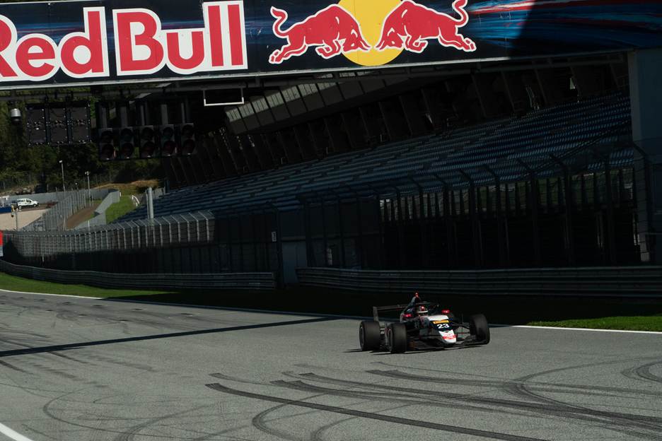 Enzo Deligny in the Pre-Event Collective Test at Round 7 of the 2025 FRECA Season in Spielberg