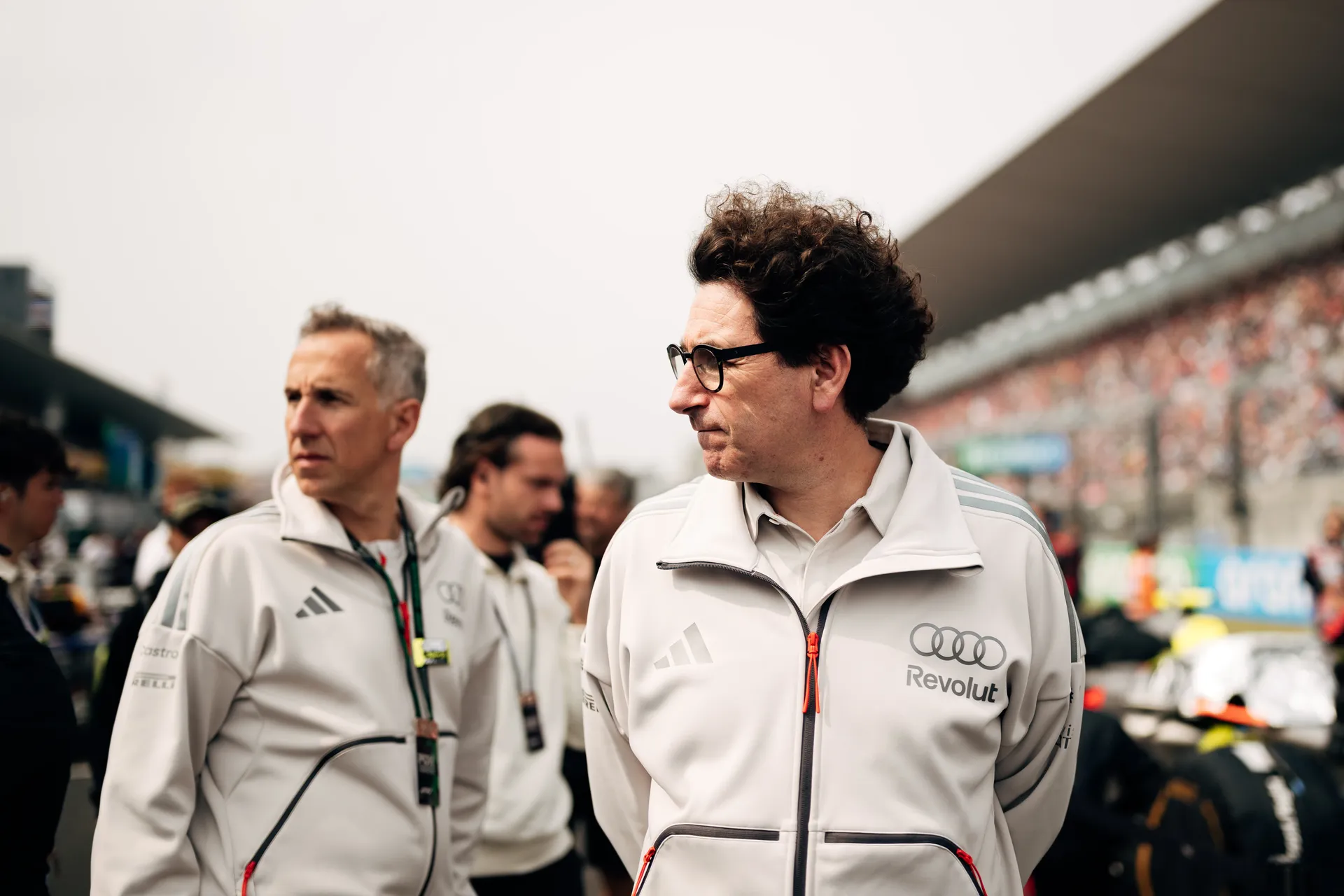 Mattia Binotto reveals Audi is not looking for a new team principal after the Japanese Grand Prix, confirming he is set to remain in charge while focusing on factory development.