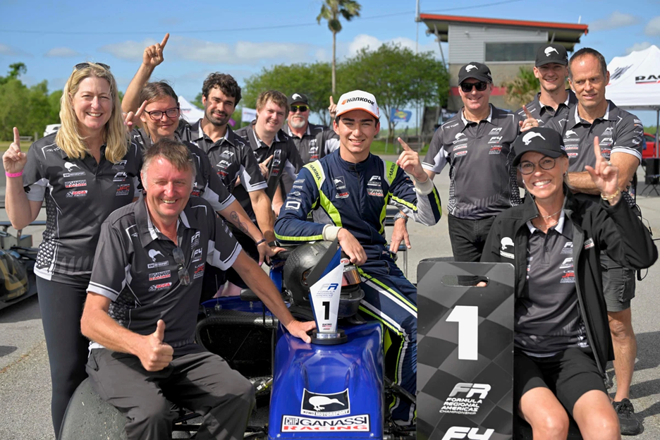 Cooper Shipman leads FR Americas (FRAC) after Round 1 at NOLA, with close battles across drivers’ and teams’ standings.