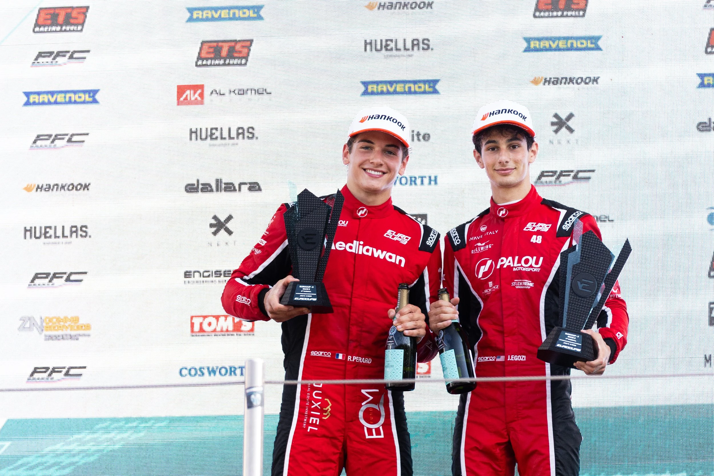 James Egozi claimed his fourth Eurocup-3 victory in Race 2 in the 2026 Imola Round, continuing his championship lead.