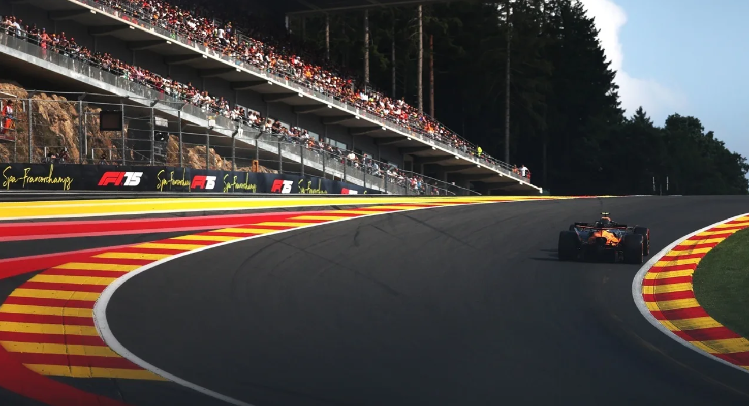 McLaren heads to Spa with a new rear wing, revised Mercedes ICE and realistic expectations ahead of the 2026 Belgian Grand Prix.