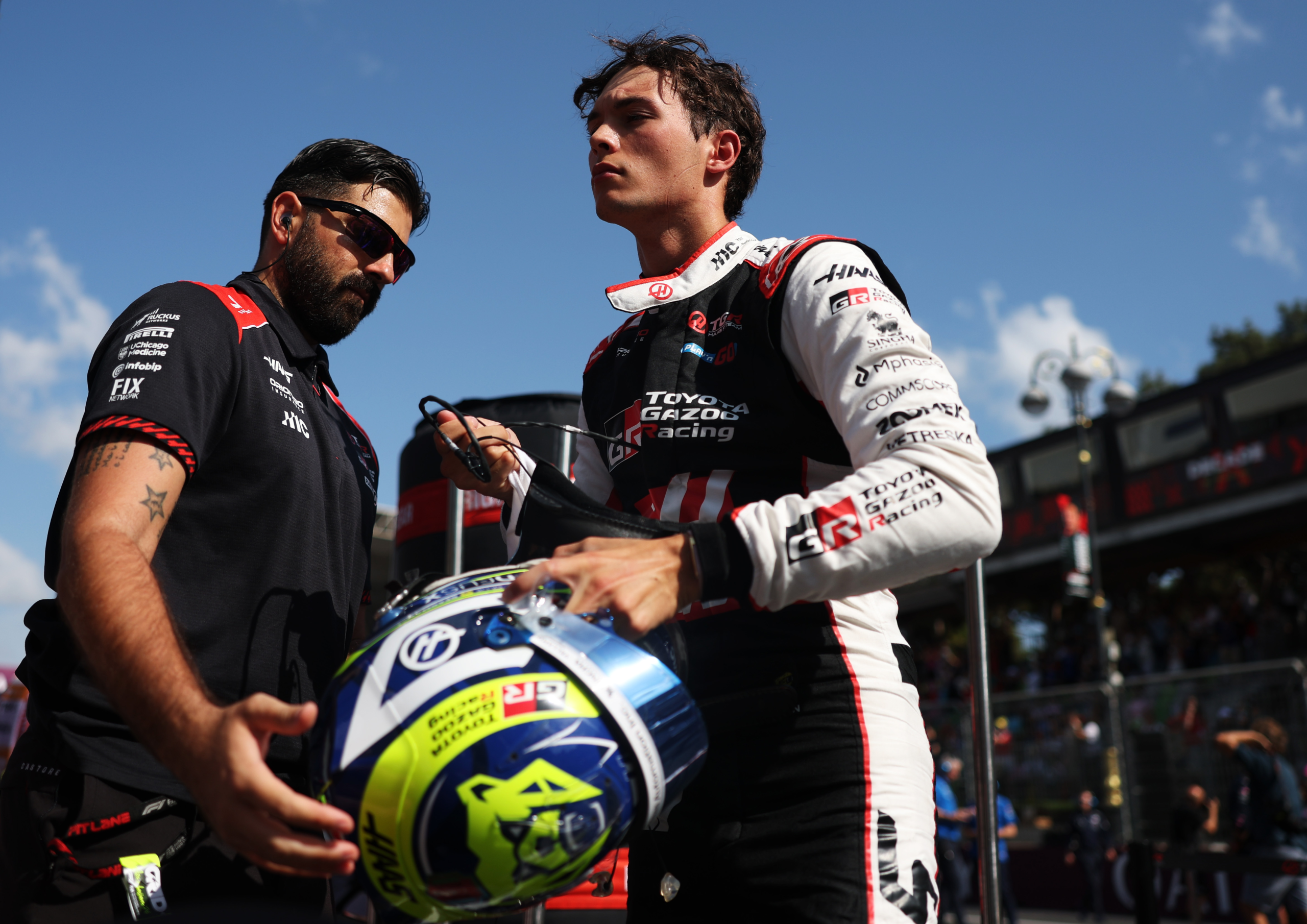 Haas driver Ollie Bearman celebrated the team's first double points finish since Vegas at the 2026 F1 Azerbaijan GP.