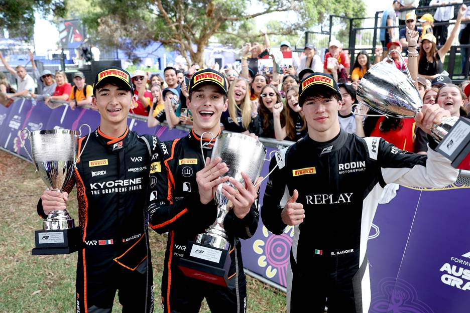 Brando Badoer reflects on his podium in the shortened 2026 F3 Australian GP Sprint Race, discussing his race and season goals.