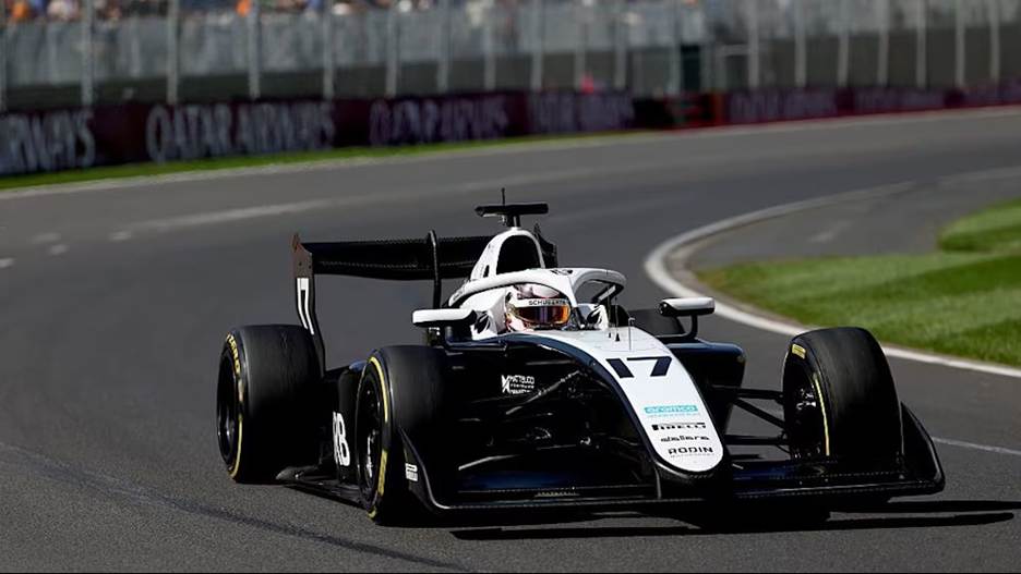 Pedro Clerot fights from P19 to P8 in the F3 Feature Race at the 2026 Australian GP, securing his first championship points with Rodin Motorsport.