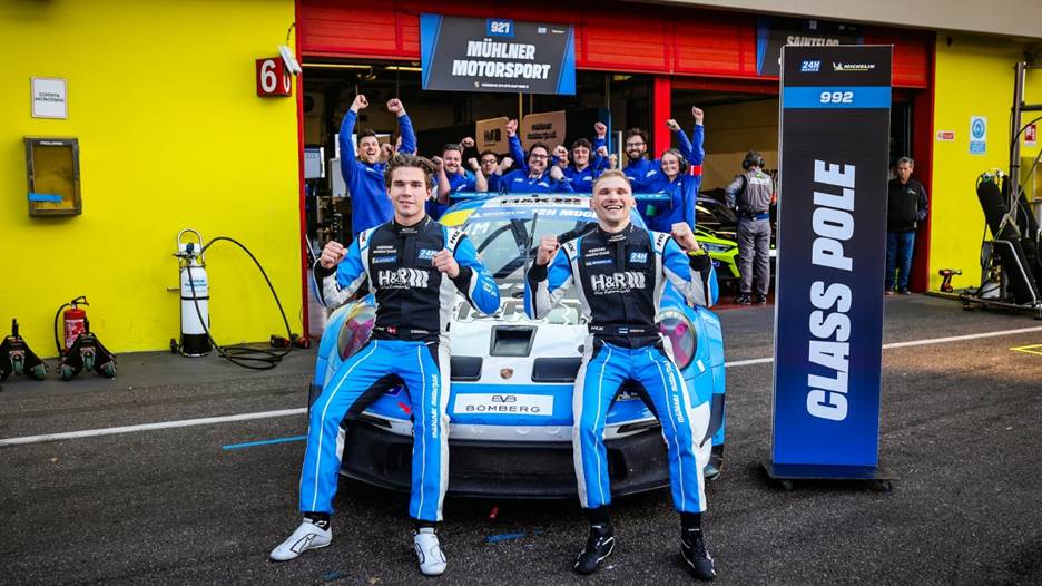 Maro Engel secures 2026 12H Mugello pole for GetSpeed after fierce GT3 battle, with standout Qualifying performances across all classes.