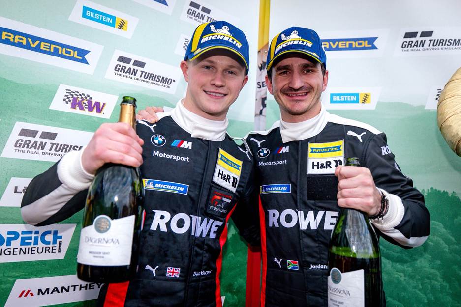 Verstappen Racing disqualified from 2026 Nürburgring NLS2 win after tyre rule breach, promoting BMW crew Harper and Pepper to victory.