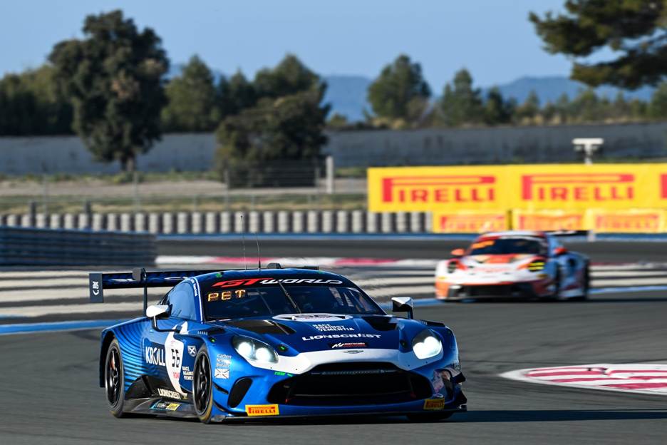 Petrobelli, Gounon and Schiller top sessions at Paul Ricard as GT field prepares for qualifying and six-hour 2026 GTWC Europe showdown.