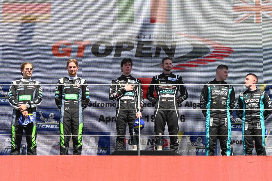 Greystone leads GT Open standings after Portimão opener as ZRS wins on debut and rivals battle in dramatic 2026 start.