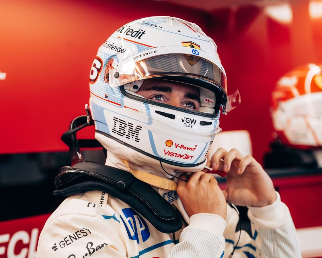 Charles Leclerc tops both FP1 and FP2 at the F1 Monaco GP on Friday.