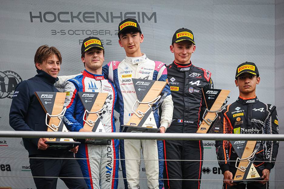 Race 2 Podium, 2025 FRECA Hockenheim