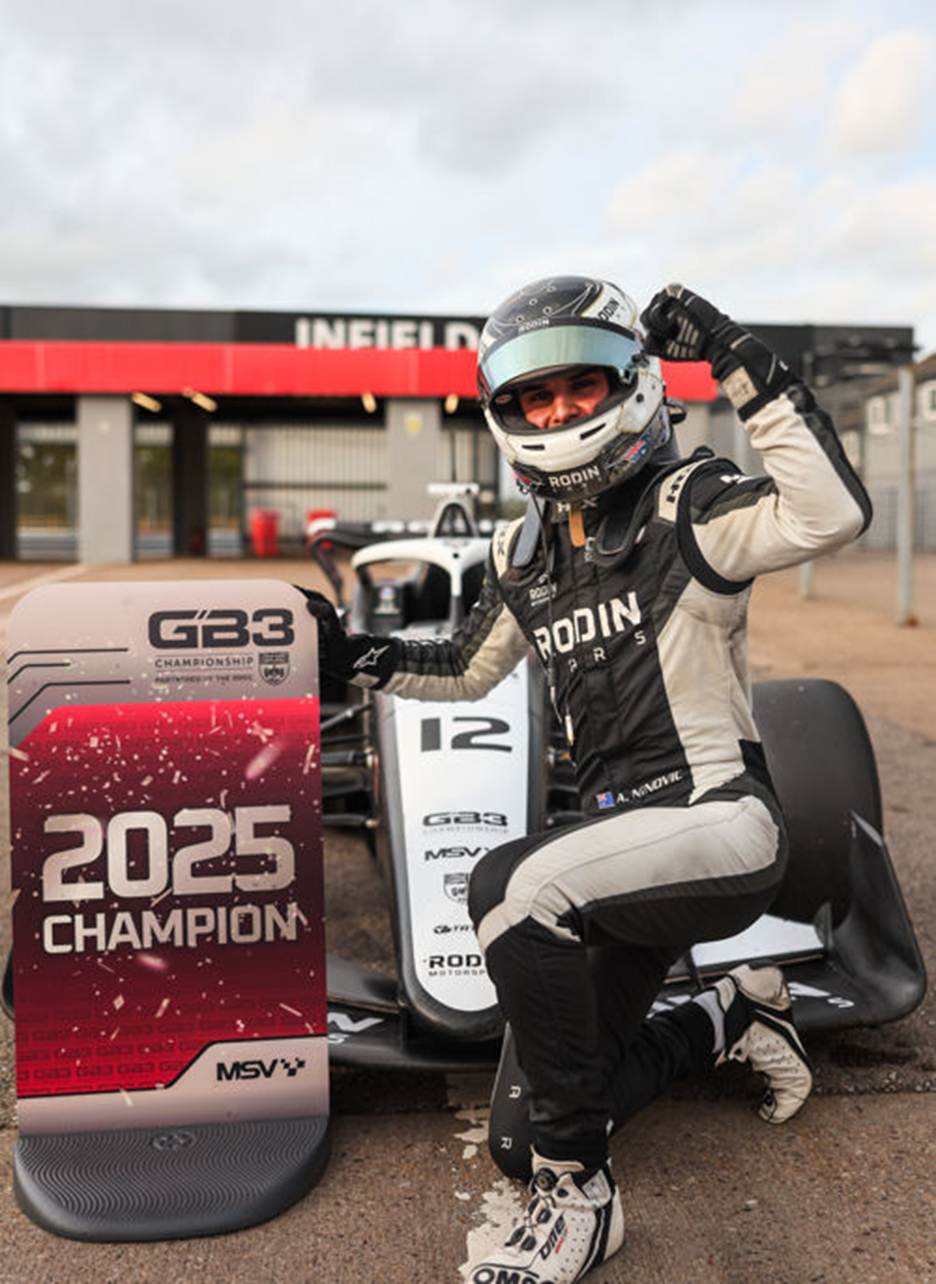 Alex Ninovic Racing GB3 | 2025 | Race 3 | Donington Park | Fluxa takes maiden win as ...