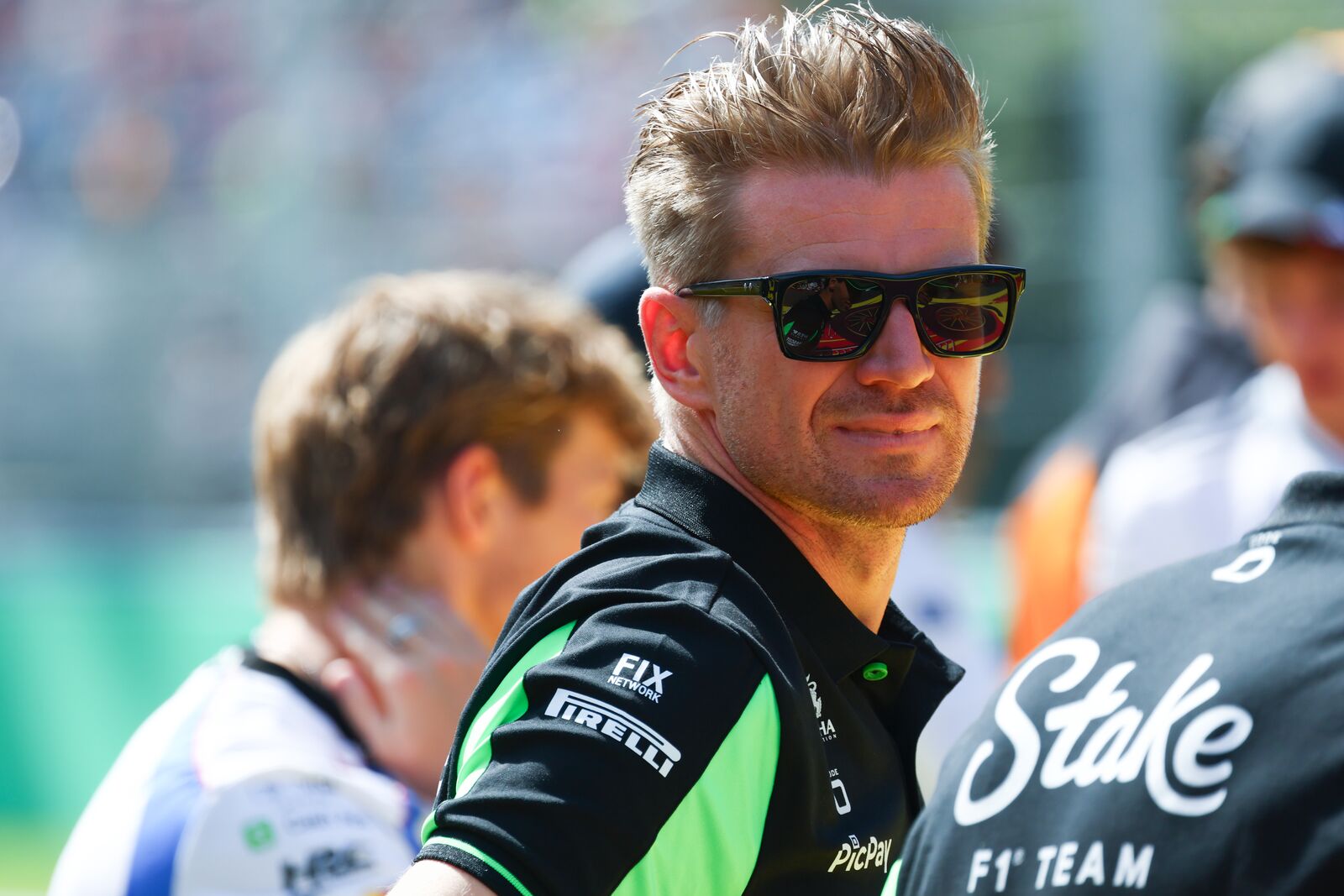 Nico Hülkenberg during the F1 Italian GP Driver Parade 2025.