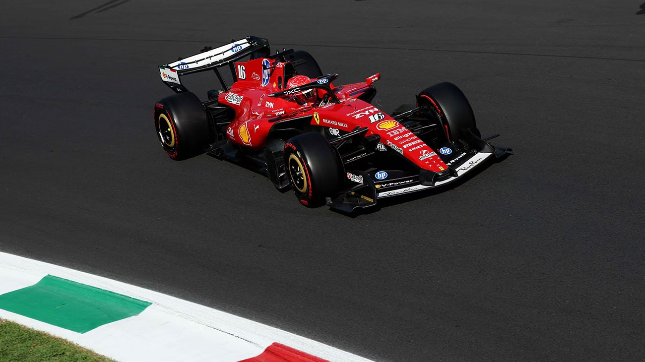 Charles Leclerc led FP1 for Ferrari at the 2026 F1 Italian GP.