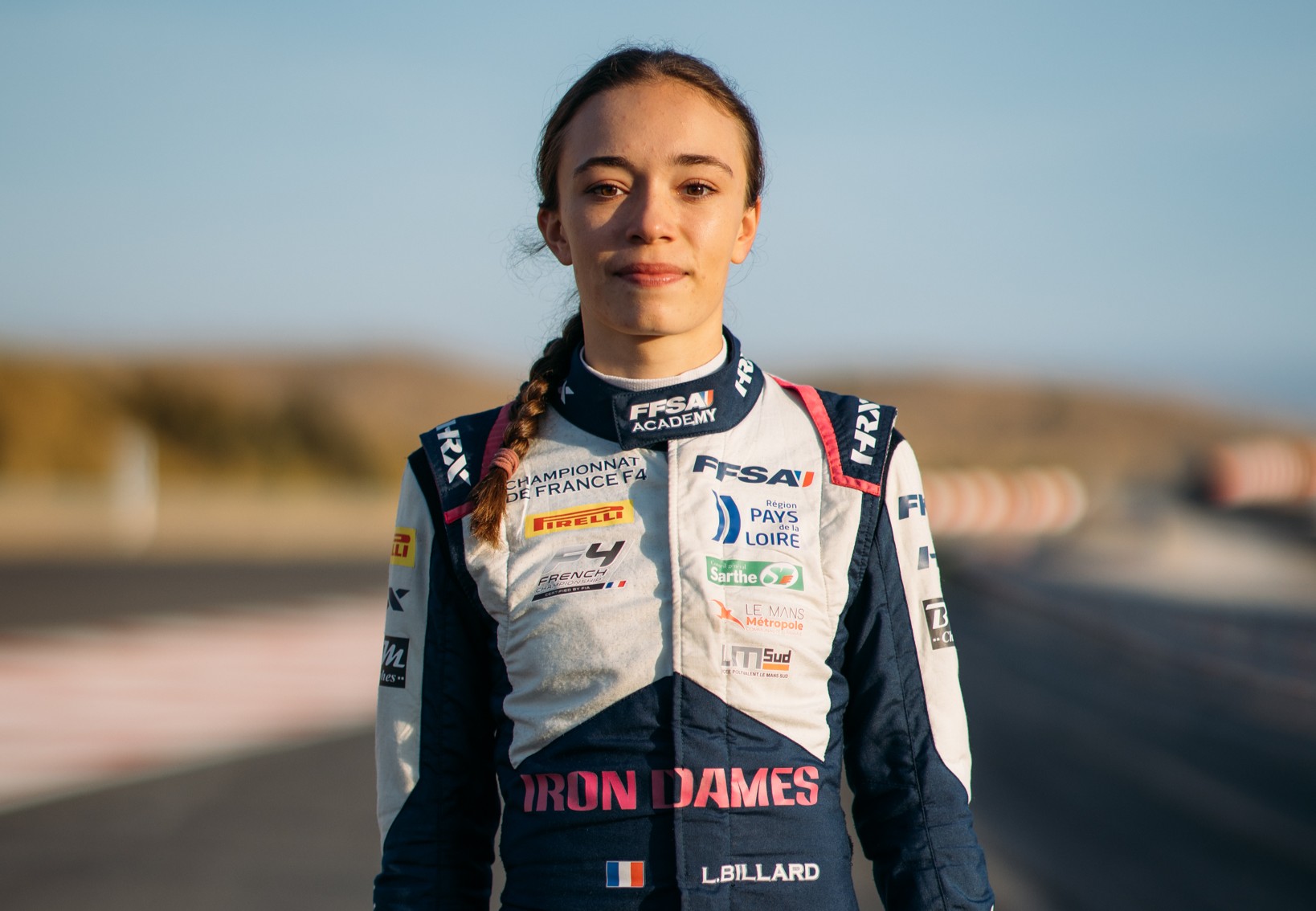 Lisa Billard, one of the 18 drivers that took part in the F1 Academy Rookie Test