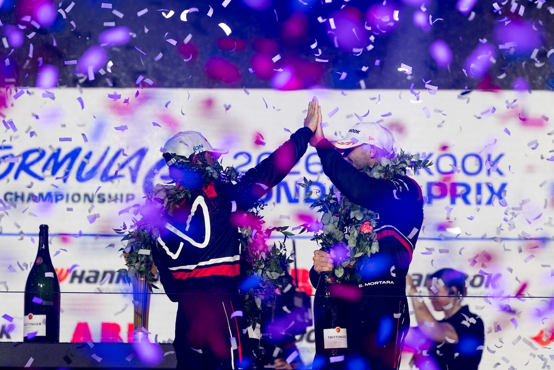 Mahindra Formula E drivers De Vries and Mortara ahead of their Gen4 debut