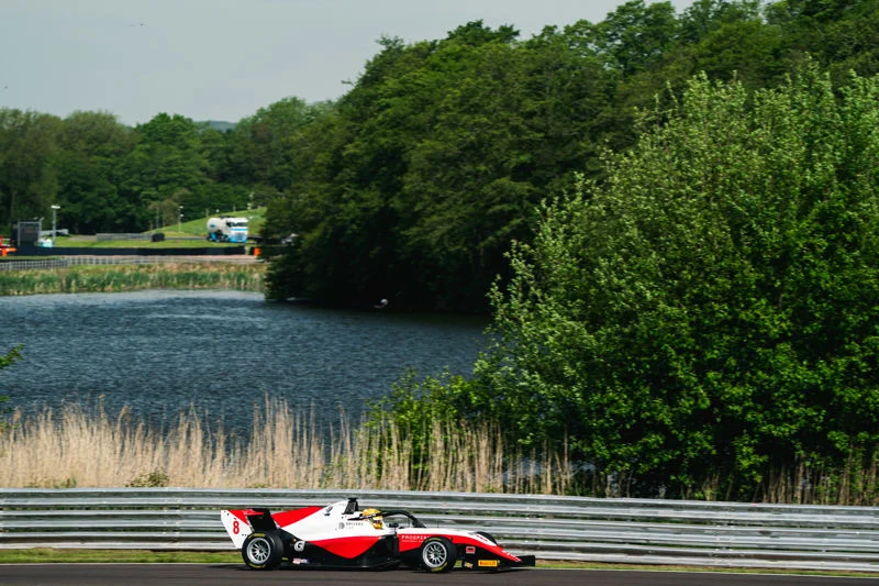 Thomas Ingram Hill believes a GB4 podium in 2026 is close after another strong fourth-place finish and impressive pace at Oulton Park.
