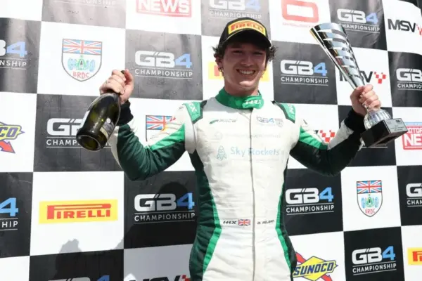Josh McLean targets more 2026 GB4 success at Donington after claiming his first podium and victory in over seven years at Oulton Park.