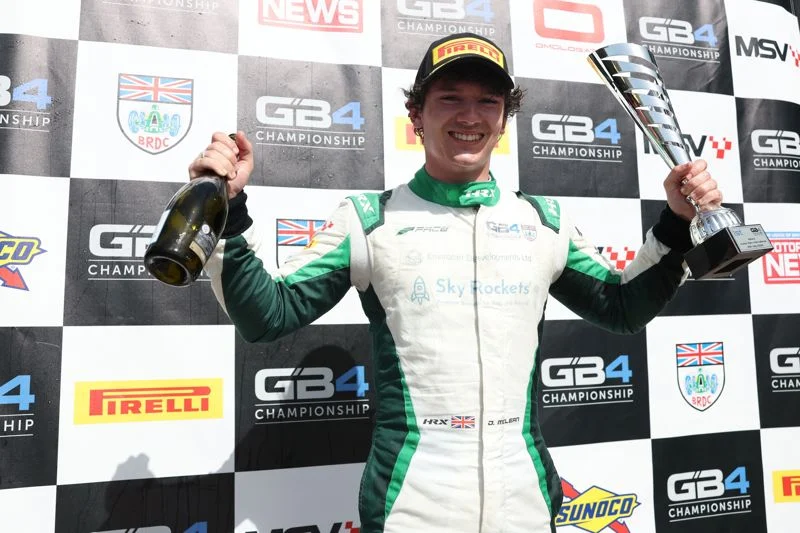 Josh McLean targets more 2026 GB4 success at Donington after claiming his first podium and victory in over seven years at Oulton Park.