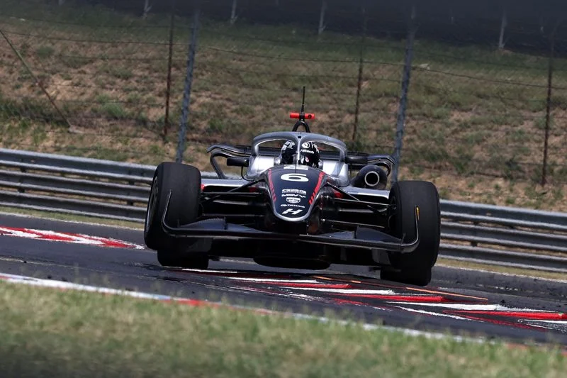Deagen Fairclough sets a new GB3 Hungaroring lap-time record as Hitech lead Thursday testing ahead of the 2026 third round in Budapest.