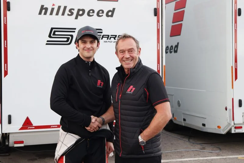 Hillspeed has retained Demitri Nolan for the 2027 GB4 season after the American scored his maiden category podium at Donington.