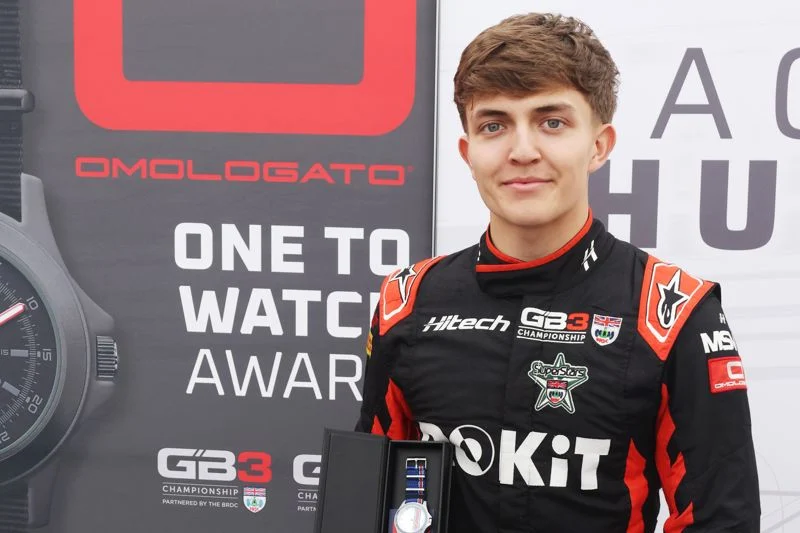 Deagen Fairclough claims his third straight Omologato One to Watch Award after another perfect GB3 weekend at Brands Hatch.
