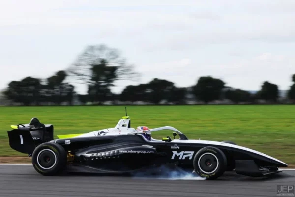 Maxim Rehm tops 2026 GB3 Snetterton test with fastest lap in 15 years as new Tatuus MSV GB3-025 car shows major pace gains.